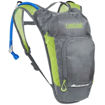 Camelbak Mini MULE 1.5L Kids Sports Hydration Pack - Metal Grey / Green - image 1 of 2