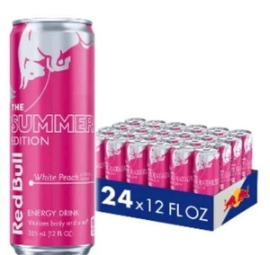 Red Bull Summer Edition, White Peach, 12 fl. oz. Pack of 24 Cans - Picture 1 of 1