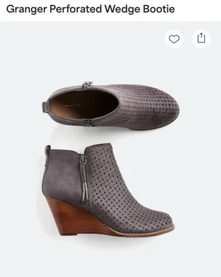 Botas de cuña Report Granger talla 8 gris perforadas para mujer Foto 1 de 4