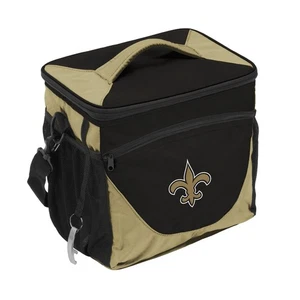 New Orleans Saints 24 Can Lunch Insulated Portable Cooler w/Carrying Strap - Picture 1 of 1