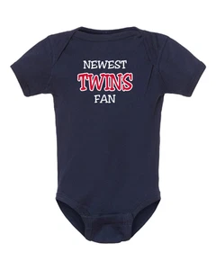 Newest Minnesota Twins Fan Baby Bodysuit Creeper - Picture 1 of 3