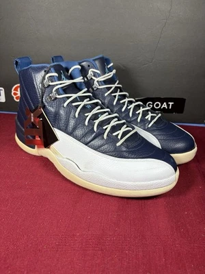 Nike Air Jordan 12 Retro Obsidian 2012 130690-410 XII Azul Separación Sin Caja Foto 1 de 4
