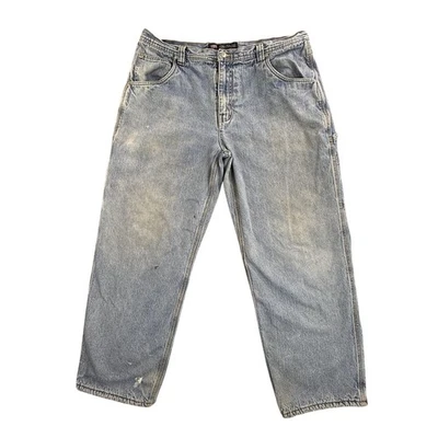 Vintage Faded Glory Jeans Mens 40x32 Fleece Lined Carpenter Workwear Utility Y2K - Image 1 of 4