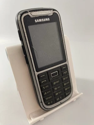 Samsung C3350 Grey Vodafone 50MB 2.2"  Bluetooth Mobile Phone Cracked Incomplete - Image 1 of 4