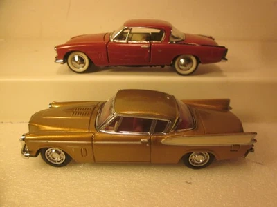 FR. КАК НОВЫЙ./DINKY 1/43 ЛИТОЙ, 2 КЛАССИЧЕСКИЙ STUDEBAKER, ' 53 STARLINER, ' 58 HAWK КУПЕ - Изображение 1 из 4
