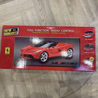 LA FERRARI Red R/C Car 1:16 Scale by New Bright Radio control P1E3 - Image 1 of 4