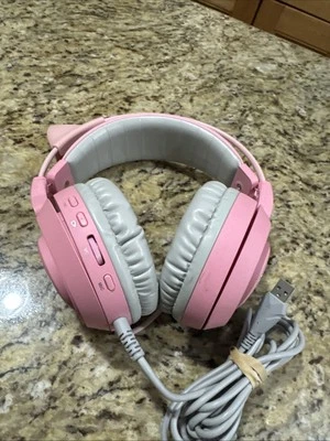SOMIC G951 Pink Stereo Gaming Headset with Mic Untested 1-ear Cpix - Image 1 of 4