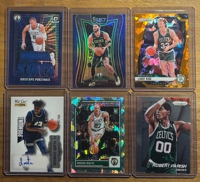 HUGE Boston Celtics 83-Card Lot! Numbered cards! Auto! Tatum Bird Pritchard - Image 1 of 4