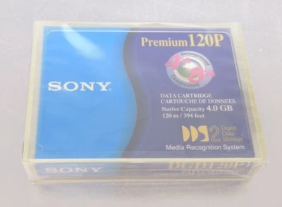 2x Sony DDS-2 DGD120P Premium Data Cartidge 4GB Premium 120P NEU OVP - Bild 1 von 3