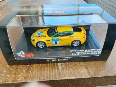 1:43 Minichamps Aston Martin V8 Vantage N24, 24h Nürburgring 2008, lim. 1.208 - Bild 1 von 4