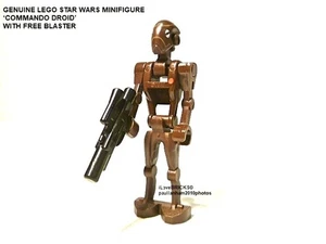 LEGO STAR WARS COMMANDO DROID MINIFIGURE GENUINE 9488 SW0359 + BLASTER GUN VGC - Picture 1 of 8