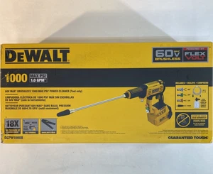 DEWALT Cordless Pressure Washers 1000-PSI 1.0-GPM FLEXVOLT 60V MAX - Picture 1 of 6