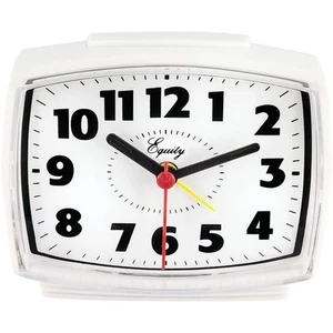 Equity 33100 Electric Silent Analog Alarm Clock with Lighted Dial - Picture 1 of 1