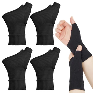 Daumensattelgelenk Bandage 2 Paar Daumenorthese Arthritis Handschuhe, Fingerlose - Bild 1 von 7