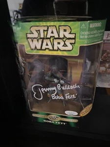 Action Figure Boba Fett Star Wars Autographed Jeremy Bulloch Boxed 300th COA JSA - Picture 1 of 7