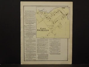 New Hampshire, Strafford County Map, 1871, East Rochester, N5#39 - Picture 1 of 1