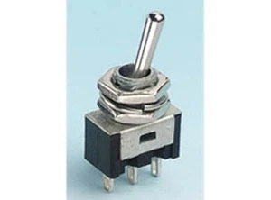 SPDT BLACK ON - ON Toggle switches - PIC   X 5 - Bild 1 von 1