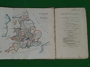 1795 ENGLAND DELINEATED GEOGRAPHICAL DESCRIPTION OF ENGLAND & WALES 53 MAP AIKIN - Picture 1 of 13
