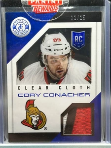 2013 Totally Certified Cory Conacher /25 Blue Clear Cloth Patch #CL-CC Sens RC - Picture 1 of 2