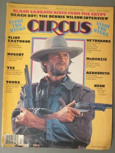 Zirkuszeitschrift Clint Eastwood auf Cover Oktober 1976 - Aerosmith, Ja, Ted Nugent! - Bild 1 von 5