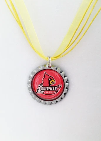 COLLEGE FANS!!  University Of Louisville CARDINALS Necklace Cover