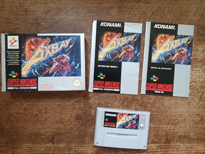 SNES SUPER NINTENDO - AXELAY #SUP GPS PAL CIB - Image 1 of 4