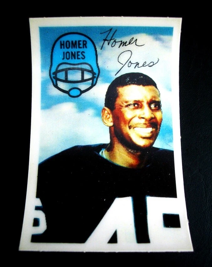 1970 Kellogg's #52 Homer Jones CLEVELAND BROWNS ~ NM/MT - Image 1 of 1