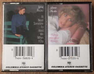 2x JANIE FRICKE CASSETTE TAPES JOB LOT BUNDLE - I'LL NEED SOMEONE / SLEEPING ... - Picture 1 of 3