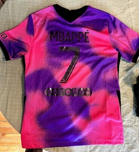 Mbappe #7 Nike Jordan Paris Saint-Germain (PSG) Jersey 20/21 4th Kit Size M - Picture 1 of 7