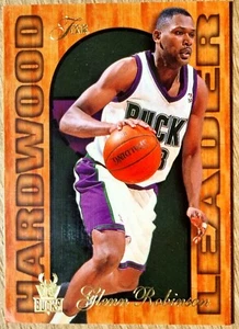 1995-96 NBA Flair Hardwood Leaders #15 of 27 Glenn Robinson - Bucks - Picture 1 of 2