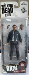 MCFARLANE TOYS THE WALKING DEAD SERIES 10 RICK WALGREENS EXCLUSIVE ACTION FIGURE - Picture 1 of 11