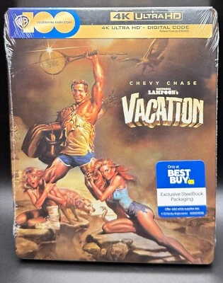 NATIONAL LAMPOON'S VACATION BEST BUY EXCLUSIVE 4K UHD BLURAY STEELBOOK *SEALED* - Image 1 of 4