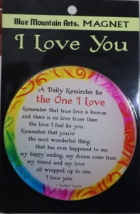 Q4 I love you tägliche Erinnerung Blue Mountain Arts Kühlschrankmagnet - Bild 1 von 2