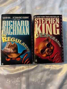 Stephen King Desperation & Richard Bachman The Regulators PB Horror Lot - Picture 1 of 11