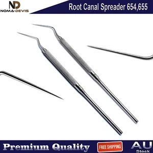 Endodontic Root Canal Spreader 2 PCS Set Dental Periodontal Diagnostic Tools - Picture 1 of 5