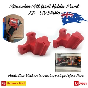 2 x MILWAUKEE M12 LITHIUM ION HEAVY DUTY ANGLED MOUNT - Picture 1 of 5