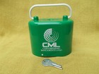 CASSETTINA  SALVADANAIO RARO,con chiave BANCA CML CASSA MONTE LUGO  - PIGGY BANK