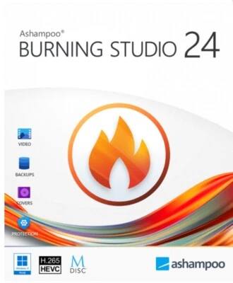 Ashampoo Burning Studio 24 -Powerful Multimedia all-rounder Lifetime for PC - Image 1 of 4