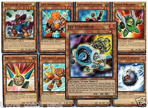 Jet Synchron 9-Card Set: Junk, Explorer, Fleur, Quickdraw, Unknown, Turbo Drill - Picture 1 of 1