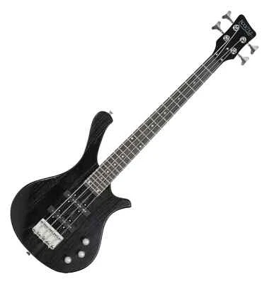 Rocktile Reise Kinder E-Bass Elektrobass Gitarre 4-Saiter Bassgitarre Schwarz - Bild 1 von 4