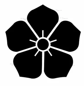 Japanese Flower Vinyl Car Decals Window Bumper Waterproof Stickers - Picture 1 of 13