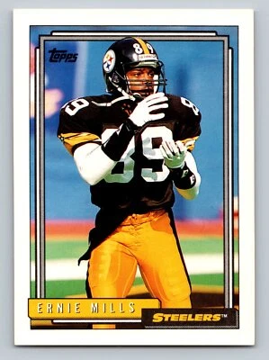 Ernie Mills 1992 Topps #272d Pittsburgh Steelers - Image 1 of 2