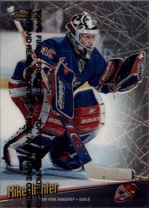 1998-99 Finest Rangers Hockey Card #89 Mike Richter