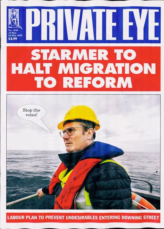 PRIVATE EYE MAGAZINE #1649 ~ 16 MAY 2025  ~ NEW ~ - Image 1 of 1
