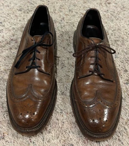 Vintage Florsheim Imperial Budapester 5 elegante Nagelschuhe braun Herren Größe 11,5 B - Bild 1 von 6