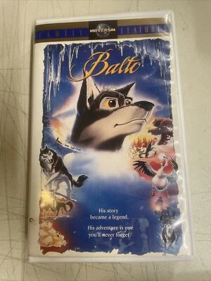 Balto VHS Video Tape Original Movie Clamshell Case Foto 1 de 3