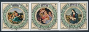 1983 AITUTAKI CHRISTMAS SET OF 3 MINI SHEETS FINE USED CTO - Picture 1 of 1