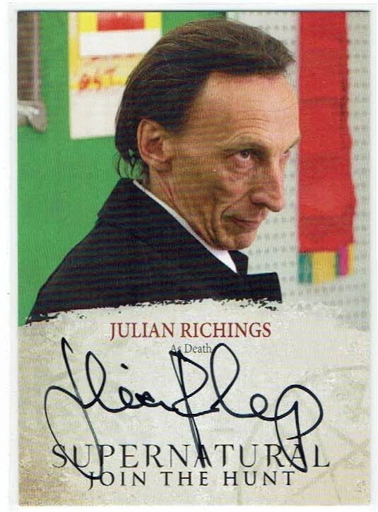 Supernatural Seasons 4-6 Auto Autograph JR Julian Richings as Death - Image 1 of 1