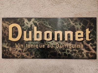 plaque publicitaire Dubonnet Apéritif Quinquina Bistrot  - Photo 1/4