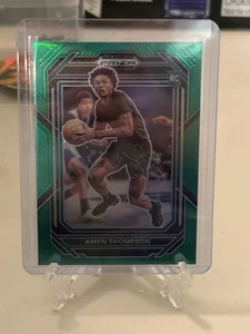 Amen Thompson 2023 Panini Prizm Draft Picks #4 Green Prizm RC Rookie - Bild 1 von 2
